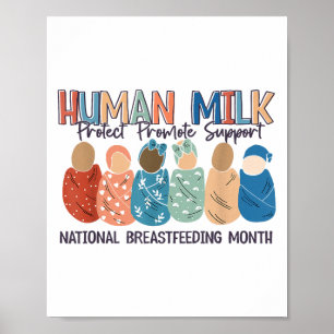 Moedermelk Moeders Moedermelk S Nationale Borstvoe Poster