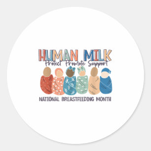 Moedermelk Moeders Moedermelk S Nationale Borstvoe Ronde Sticker