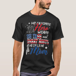 Moedermoed Helders Draag Hondentag En Gevechtskist T-shirt
