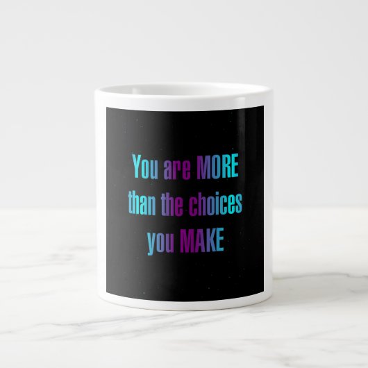 Moedermot Quote # 265 Extra Grote Beker (Voorkant)