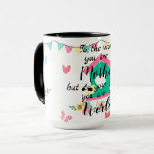 moederofferte mok (Voorkant links)