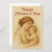 Moederomhelzing Feestdagenkaart (Voorkant / Achterkant)