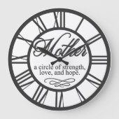 Moeders Cirkel van Kracht en Liefde Klok (Voorkant)