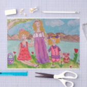 moeders en dochters tissuepapier (Craft)