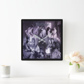  moeders en kinderen Collage Moederdag Vierkante Klok (Huis)