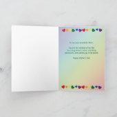 Moeders en Regenbogen Moederdag Kaart (Binnen)