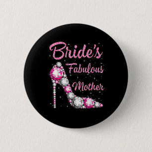 Moeders Fabulous Bruid Happy Wedding Getrouwd Dag Ronde Button 5,7 Cm