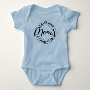 Moeders Favoriete Kampioen Blauw Romper