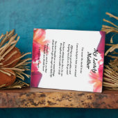 Moeder's gedicht fotoplaat (Zijkant)