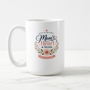 Moeders Hart & Thuis Elegante Bloem Moederdag C Koffiemok