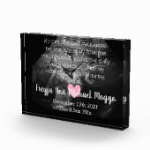 Moeders Heart Beat Quote Fotoblokken (Rechts)