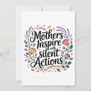 Moeders inspireren met stille acties kaart