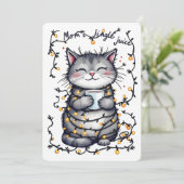 Moeder's Kerstsmaak  Feestdagenkaart (Staand voorkant)