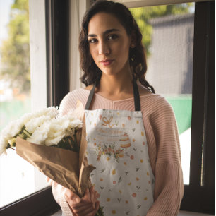 Moeder's Keuken Persoonlijke Citrus Bloemen Schort