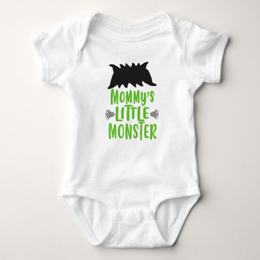 Moeder's Kleine Monster Halloween Romper (Voorkant)