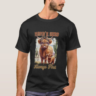 Moeders Kudde altijd eerst vee familie T-shirt