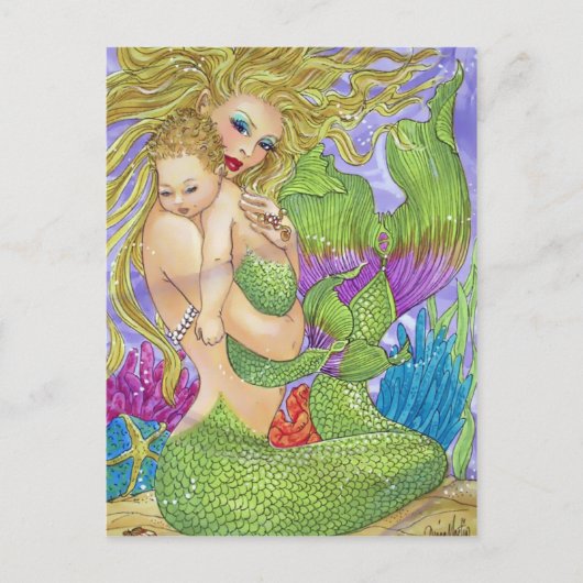 Moeders Love Briefkaart (Voorkant)