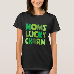 Moeders Lucky Charm Ierse Klavers Kinderen Jongen T-shirt