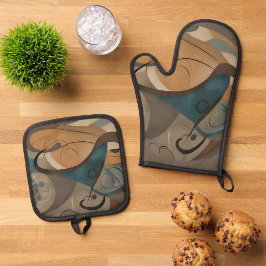 Moeders Ovenwant & Pannenlap Set