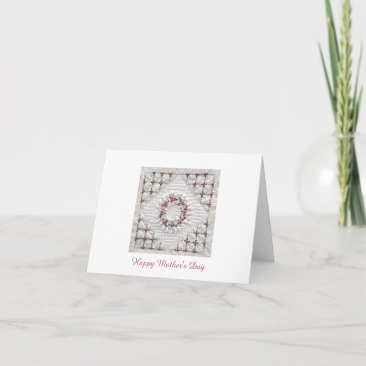 Moeder's quilt kaart (Voorkant)