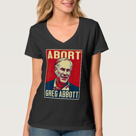 Moeders tegen Greg Abbott Texas Anti-Abbott Suck T-shirt (Voorkant)