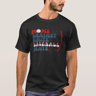 Moeders tegen witte honkbalbroek 4 t-shirt