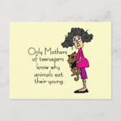 Moeders van tieners briefkaart (Voorkant)