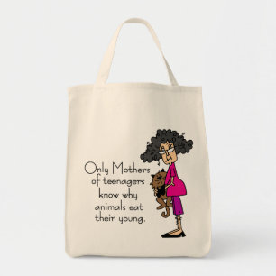 Moeders van tieners tote bag