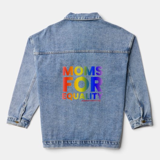 Moeders voor Gelijkheid Jas Denim Jacket (Achterkant)