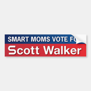 Moeders voor Scott Walker Bumpersticker