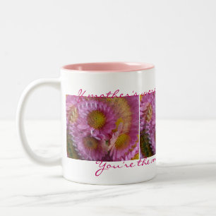 "Moeders waren bloemen..." KoffieMok Tweekleurige Koffiemok