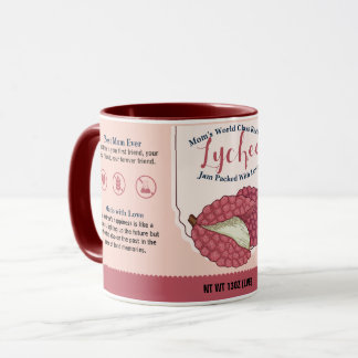 Moeder's wereldklasse lychee-liefdesjam mok