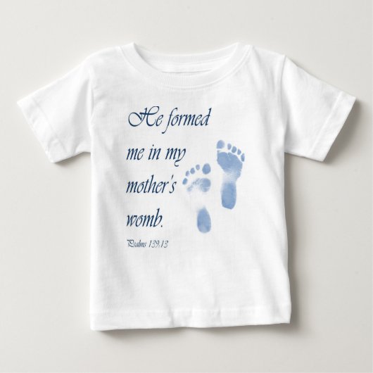 Moeder's Womb Baby T-shirt (Voorkant)