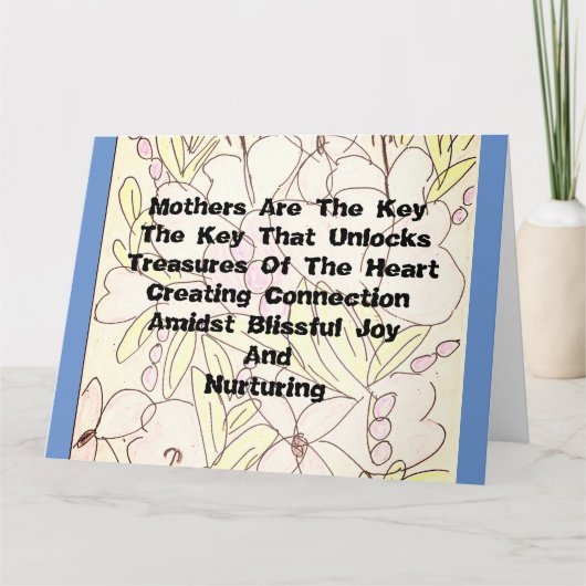 Moeders zijn de sleutel kaart (Voorkant)