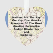 Moeders zijn de sleutel ornament (voorkant)