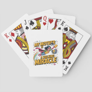Moeders zijn engelen die ons optillen als onze vle pokerkaarten