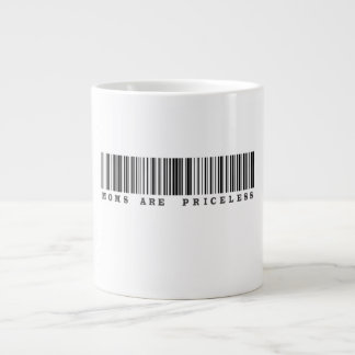 Moeders zijn onbetaalbaar barcode ontwerp extra grote beker