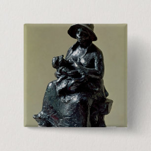 Moederschap, 1916 vierkante button 5,1 cm