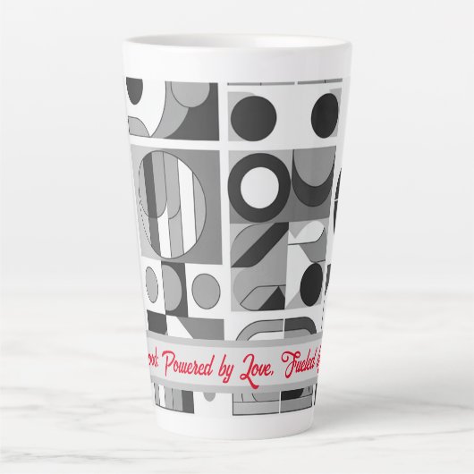 Moederschap: Aangedreven door Liefde, Aangedreven Latte Mok (Voorkant)