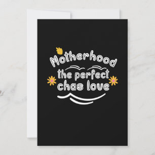 Moederschap De Perfecte Chas Liefde Feestdagenkaart