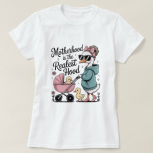 Moederschap Echtste Hood Eend Moeder Funny T-Shirt
