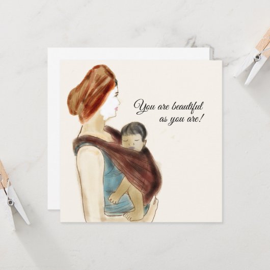 moederschap en zelfzorg kaart (Voorkant / Achterkant in situ)