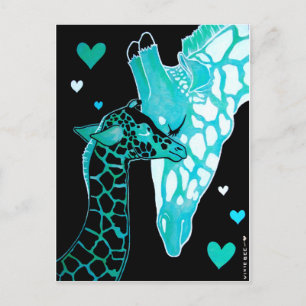 Moederschap: Giraffes Briefkaart