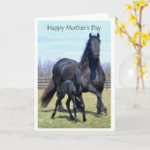 Moederschap: Happy Moederdag met schrijven Kaart (Gele Bloem)