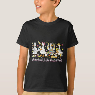 Moederschap Is De Echte Hood String Cheese Mama T-shirt