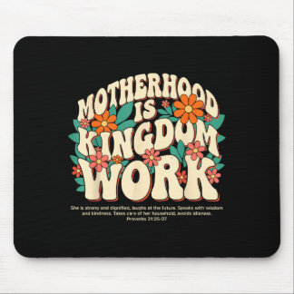 Moederschap is Koninkrijks Werk T-shirt Bloem Chri Muismat