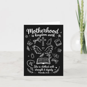 Moederschap is Koninkrijkswerk Christelijke Moeder Kaart