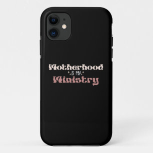 Moederschap is mijn roeping Moeder Moederdag iPhone 11 Hoesje