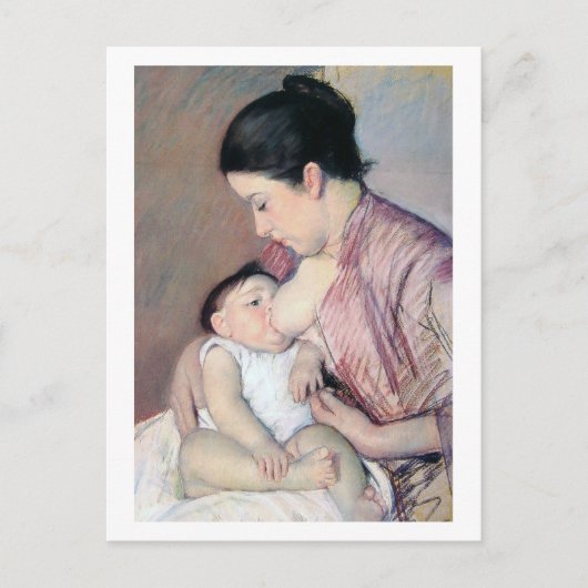 Moederschap, Mary Cassatt Briefkaart (Voorkant)