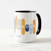 Moederschap Typografie eerste keer mam Mok (Voorkant rechts)